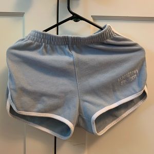 light blue brandy shorts.